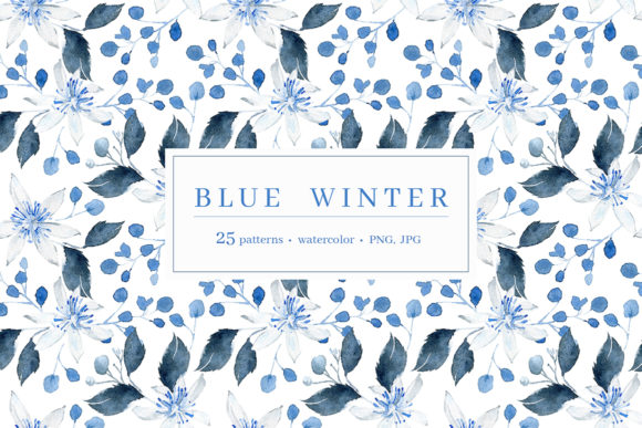 Blue Winter Patterns