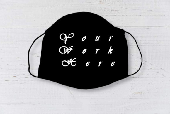 Face Mask Mockup, Black Mask Mockups
