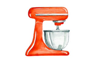 Kitchen Mixer Watercolor for Food Amp