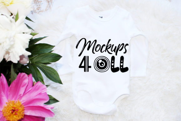 Mockup Babys Bodysuits, Toddler Clothes