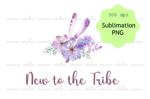 New to the Tribe Purple for Sublimation Crafts